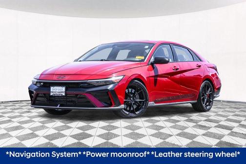 Ultimate red 2024 Hyundai ELANTRA N Base