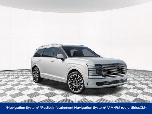 Creamy White Pearl 2026 Hyundai Palisade Hybrid Calligraphy
