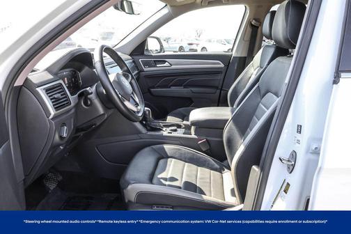 Pure White 2021 Volkswagen Atlas 3.6L SEL Premium