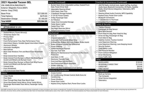2021 Hyundai TUCSON SEL