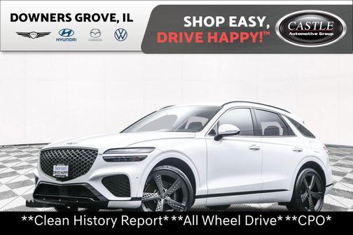 Alta White 2025 Genesis GV70 3.5T AWD Sport