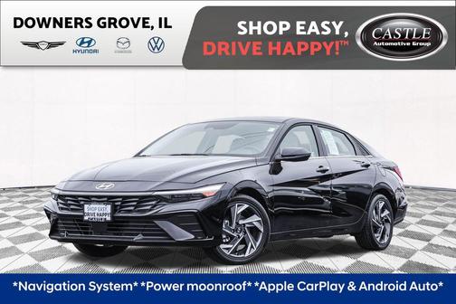 Abyss Black 2025 Hyundai ELANTRA HEV Limited