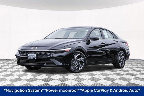 Abyss Black 2025 Hyundai ELANTRA HEV Limited