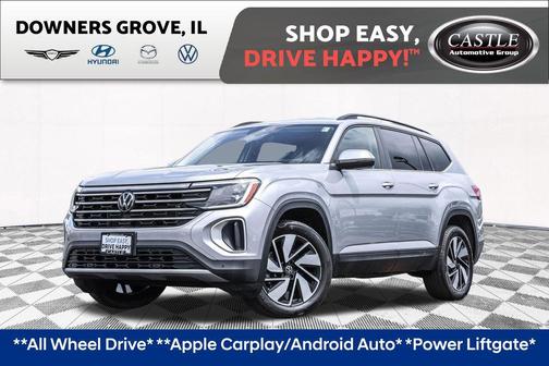 Platinum Gray Metallic 2024 Volkswagen Atlas 2.0T SE w/Technology 4MOTION