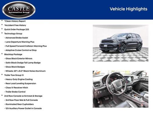 DB Black Clearcoat 2021 Dodge Durango R/T AWD