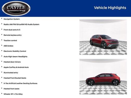 Ultimate Red 2026 Hyundai IONIQ 5 SEL