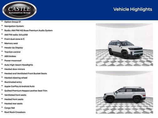 Serenity White 2026 Hyundai SANTA FE HEV Calligraphy