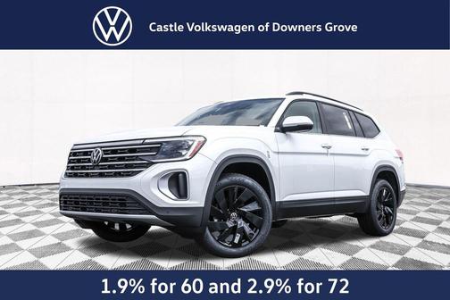 Opal White Pearl 2026 Volkswagen Atlas 2.0T SE w/Technology 4MOTION