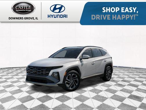 Creamy White Pearl 2026 Hyundai TUCSON Hybrid Limited