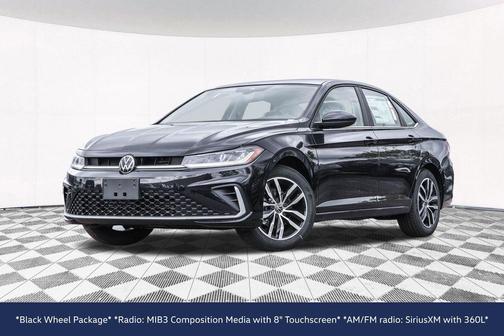 Deep Black Pearl 2026 Volkswagen Jetta 1.4T SE