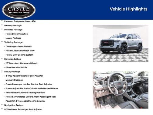 Sterling Metallic 2023 GMC Acadia AWD SLT