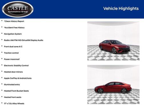 Ultimate Red 2025 Hyundai ELANTRA SEL