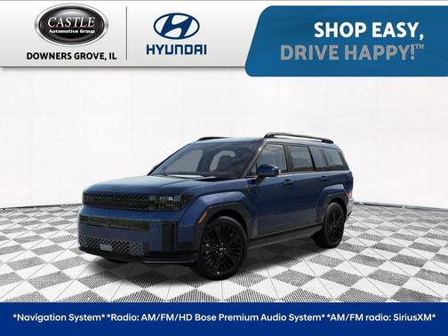 Atlantis Blue 2026 Hyundai SANTA FE HEV Calligraphy