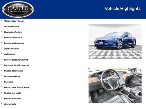 Deep Blue Metallic 2018 Tesla Model S 100D