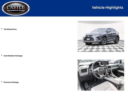 Gray Pearl 2020 Lexus RX 350 Base