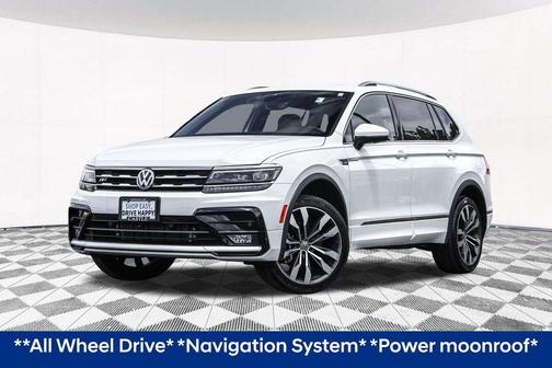 Pure White 2021 Volkswagen Tiguan 2.0T SEL R-Line 4MOTION