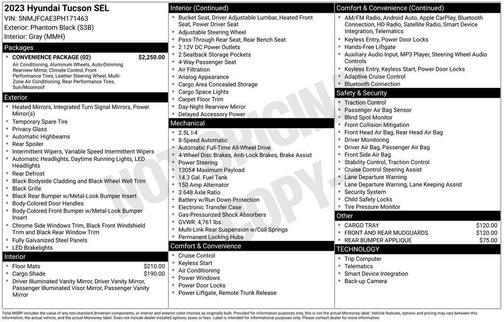 2023 Hyundai TUCSON SEL