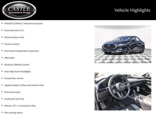 Deep Crystal Blue Mica 2026 Mazda Mazda3 2.5 S Select Sport
