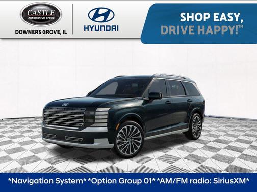 Robust Emerald Pearl 2026 Hyundai Palisade Hybrid Calligraphy