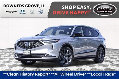 Lunar Silver Metallic 2022 Acura MDX A-Spec Package