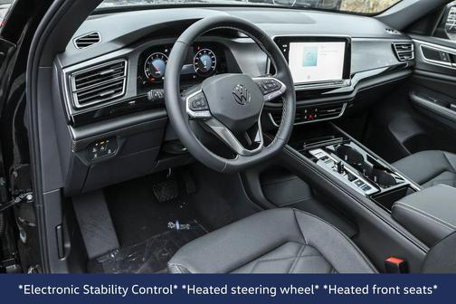 deep black pearl 2026 Volkswagen Atlas Cross Sport 2.0T SE w/Technology 4MOTION
