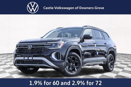 deep black pearl 2026 Volkswagen Atlas Peak Edition
