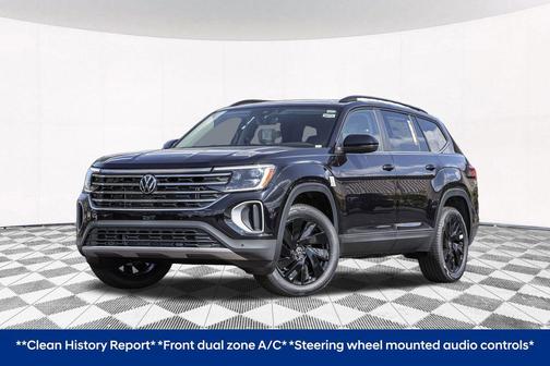 Deep Black Pearl 2026 Volkswagen Atlas 2.0T SE w/Technology 4MOTION