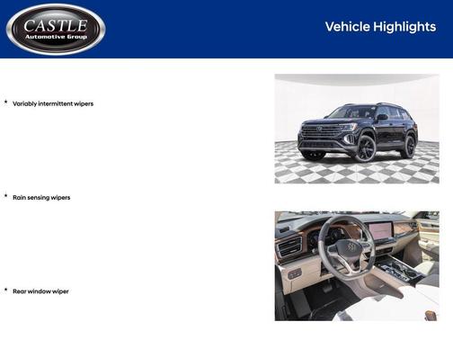 Deep Black Pearl 2026 Volkswagen Atlas 2.0T SE w/Technology 4MOTION