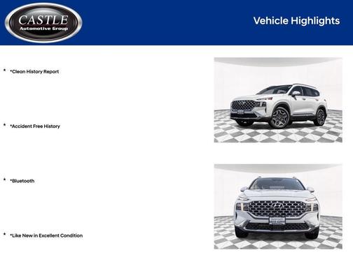 Serenity White Pearl 2023 Hyundai SANTA FE Limited