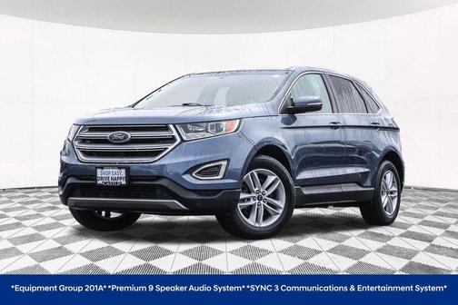 Blue Metallic 2018 Ford Edge SEL