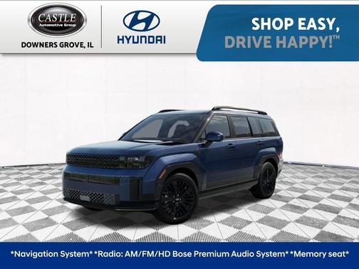 Atlantis Blue 2026 Hyundai SANTA FE HEV Calligraphy