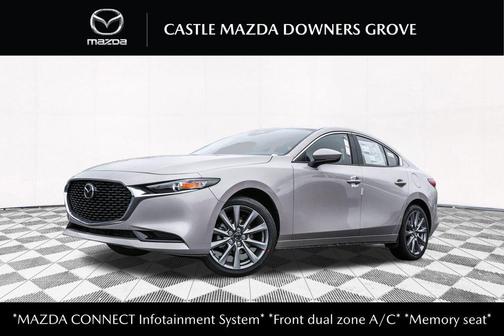 Platinum Quartz Metallic 2026 Mazda Mazda3 FWD w/Preferred Package