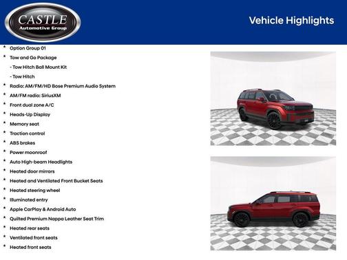 Ultimate Red 2026 Hyundai SANTA FE Calligraphy