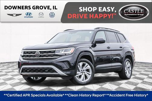 Deep Black 2023 Volkswagen Atlas 3.6L SE w/Technology