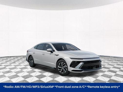 Serenity White 2026 Hyundai SONATA Hybrid Base