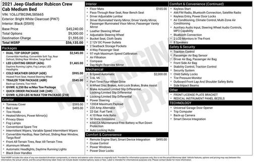 2021 Jeep Gladiator Rubicon