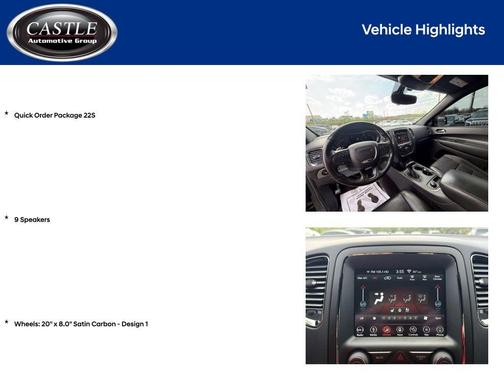 DB Black Crystal Clearcoat 2019 Dodge Durango R/T