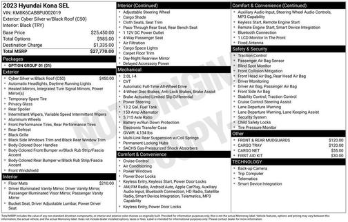 2023 Hyundai KONA SEL