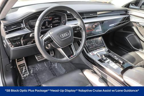 Glacier White Metallic 2023 Audi S8 4.0T