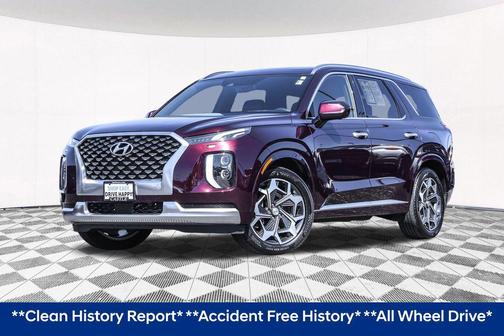 Sierra Burgundy 2021 Hyundai PALISADE Calligraphy