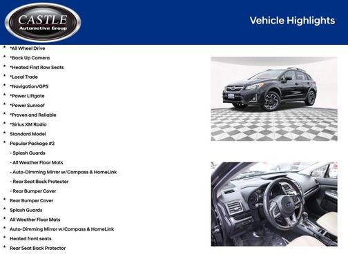 2016 Subaru Crosstrek 2.0i Limited