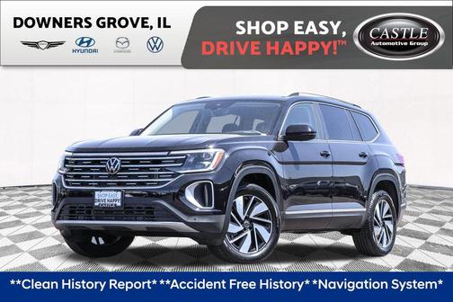 deep black pearl 2026 Volkswagen Atlas 2.0T SEL