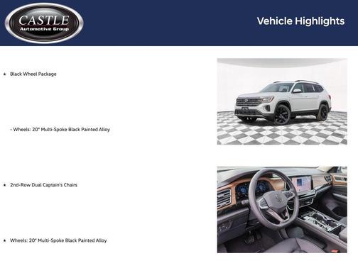 Opal White Pearl 2026 Volkswagen Atlas 2.0T SE w/Technology 4MOTION