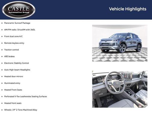 Platinum Gray Metallic 2026 Volkswagen Tiguan 2.0T SE 4MOTION