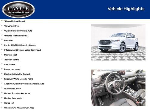 Rhodium White Metallic 2025 Mazda CX-5 2.5 S Preferred Package