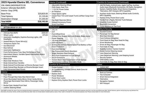 2025 Hyundai ELANTRA SEL