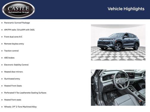 Platinum Gray Metallic 2026 Volkswagen Tiguan 2.0T SE 4MOTION