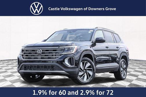 deep black pearl 2026 Volkswagen Atlas 2.0T SEL