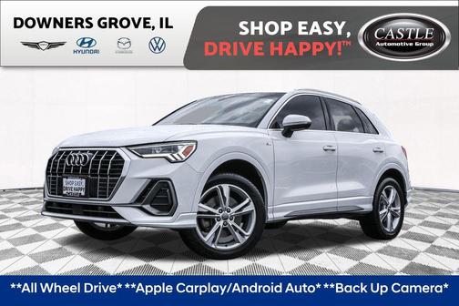 Glacier White Metallic 2020 Audi Q3 45 S line Premium Plus