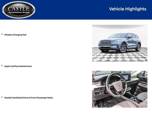 Whisper Blue Metallic Clearcoat 2024 Lincoln Corsair Premiere